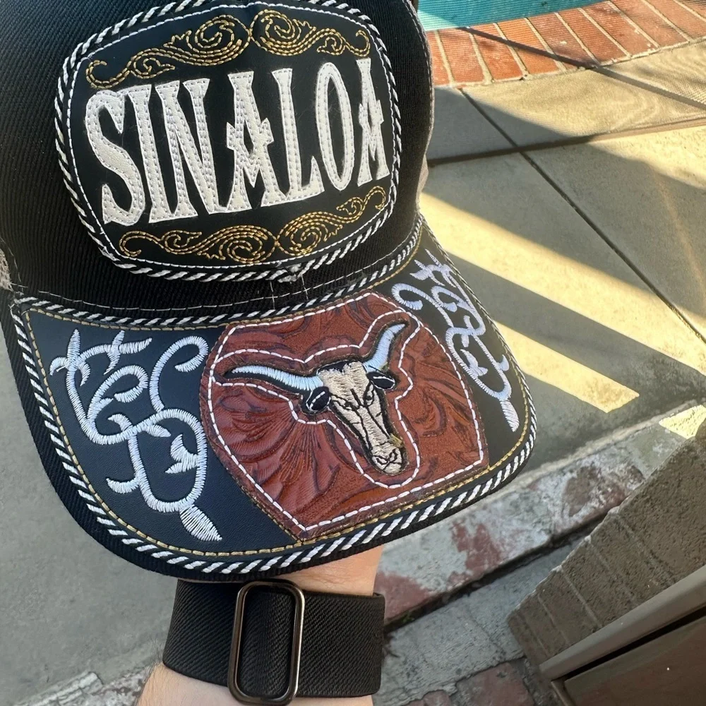 SINALOA Black and Tan Trucker/Western Hat